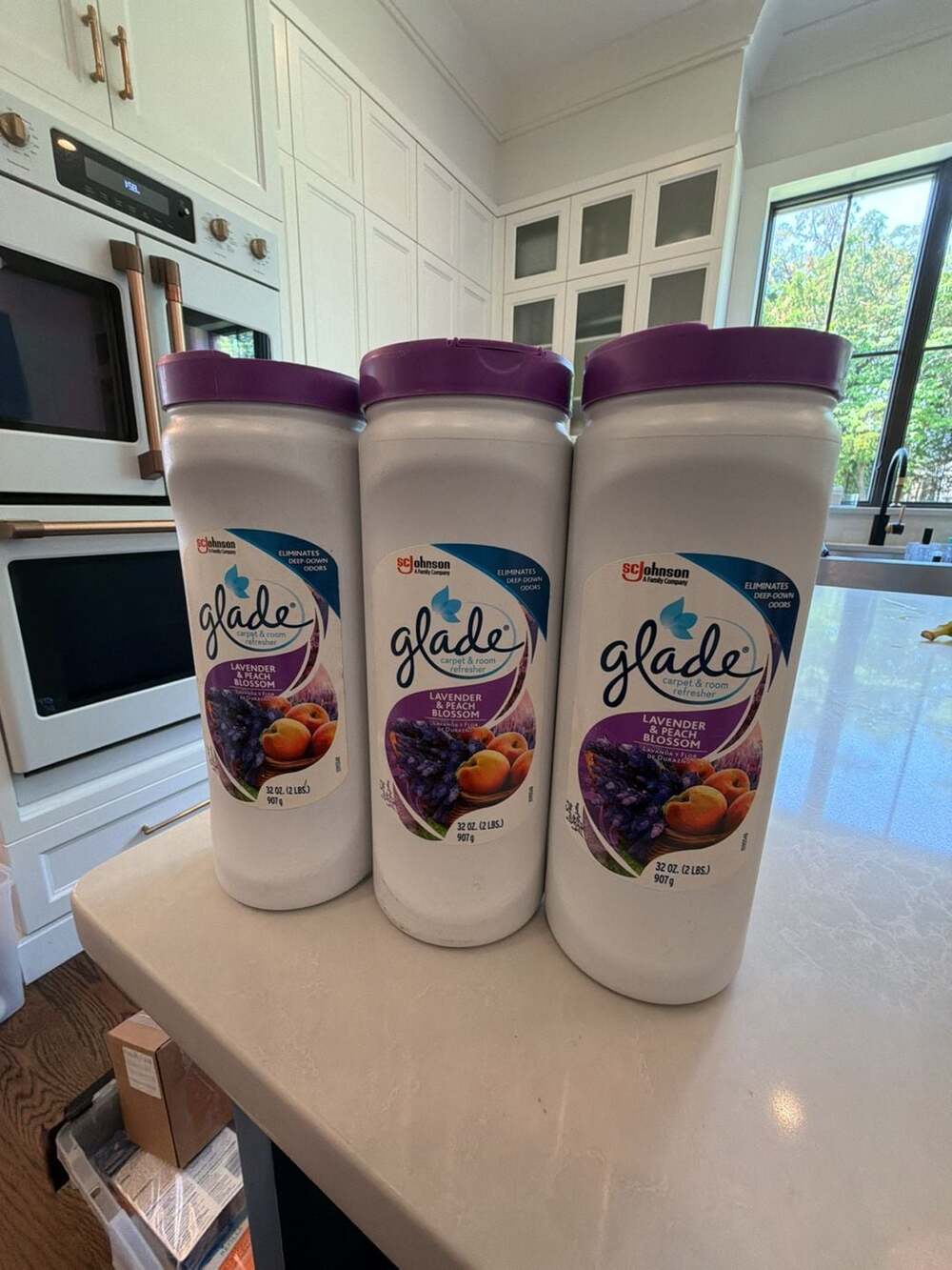3 Pack Glade Carpet & Room Refresher Lavender & Peach Blossom 32 oz
